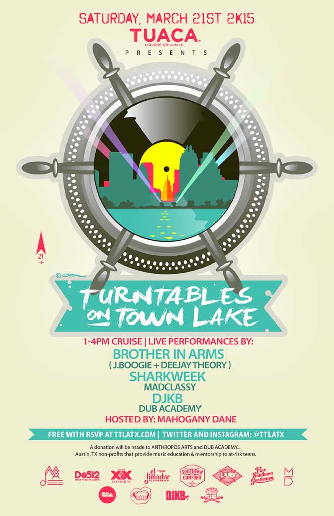Turntables on Town Lake Cruise!