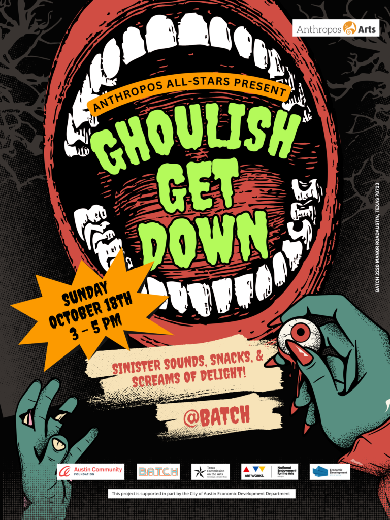 Join the Anthropos All-Stars Sunday, October 18th at Batch for Ghoulish Get Down—a pre-Halloween live music extravaganza!